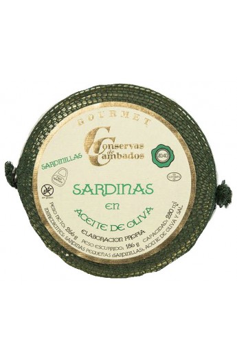 Sardinas en Aceite de Oliva 30/40 p. Conservas de Cambados Gourmet 280 ml