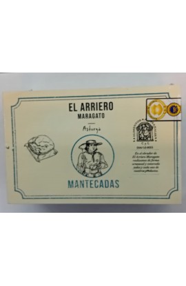 Mantecadas de Astorga El Arriero Maragato Estuche Madera 300 gr – I.G.P. Mantecadas de Astorga
