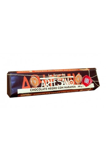 Chocolate Negro con Naranja La Tierra del Artesano 300 gr